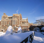 Tjolöholm slott på vintern, Halland