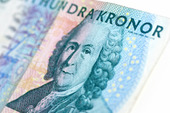 Swedish one hundred kronor bill 