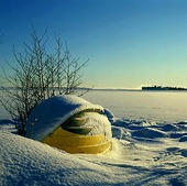 Vinterupplagd fritidsbåt