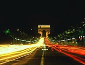 Champs Elysees i Paris, Frankrike