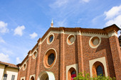 Kyrkan Santa Maria della Grazie i Milano