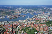 Flygbild över Göteborg