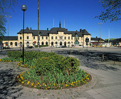 Railway station in Uppsala, Uppland