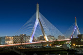 Zakim Bunker Hill bridge i Boston, USA