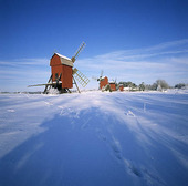 Väderkvarnar vintertid, Öland