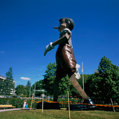 Pinocchio staty i Borås, Västergötland