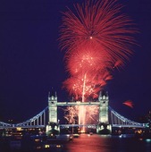 Fireworks in London, United Kingdom