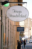 Skylt i Haga, Göteborg
