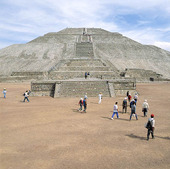 Pyramid of the Sun in Teotihuacan, Mexico