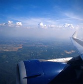 Utsikt från flygplan