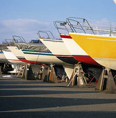 Vinterupplagda båtar