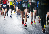 Marathon löpare