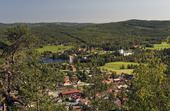 Utsikt från Öjeberget, Järvsö, Hälsingland