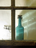 Flaska i fönster