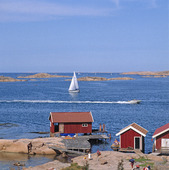 Bad vid Hunnebostrand, Bohuslän