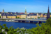 Vy över Stockholm