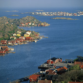 Vy från Rönnäng, Bohuslän