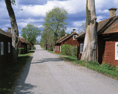 Mill Street in Åkerby Bruk, Uppland