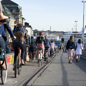 Cyklister i Stockholm