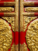 Door detail. The Forbidden City.  Beijing.   P.R of China