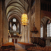 Interior Skara cathedral, Västergötlan