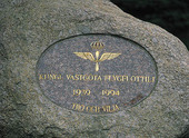 Memorial stone in Karlsborg, Västergötland