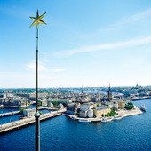 Utsikt över Stockholm från Stadshuset