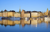 Stockholm i morgonljus