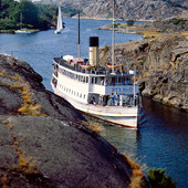 Skärgårdsbåt i Bohuslän