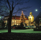 Christmas spirit in Alingsås, Västergötlan