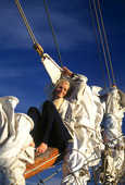 Woman on sailing ships